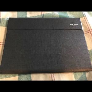 Jack Spade iPad 2 Faux Leather Case New